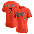 Baltimore Orioles #7 Jackson Holliday Player Orange Limited Elite Home Game Stitched Baseball Jersey