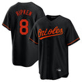 Baltimore Orioles #8 Cal Ripken Player Black Home Game Stitched Baseball Jersey