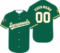 Custom Baseball 2026 Athletics Unveil New Sacramento A's Alternate Jersey-Green