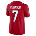 Bijan Robinson Atlanta Falcons #7 Red Vapor F.U.S.E. Sewn Down Limited Stitched Football Jersey