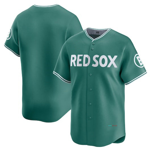 Boston Red Sox Blank Green 2025 City Connect Limited Stitched Baseball Jersey