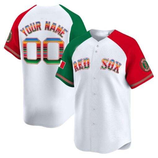 Boston Red Sox Mexico Vapor Premier Limited Custom Jersey ¨C Aiternate Baseball Jersey