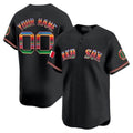 Boston Red Sox Mexico Vapor Premier Limited Custom Jersey ¨C Black Baseball Jersey