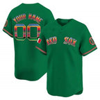 Boston Red Sox Mexico Vapor Premier Limited Custom Jersey ¨C Green Baseball Jersey
