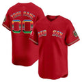 Boston Red Sox Mexico Vapor Premier Limited Custom Jersey ¨C Red Baseball Jersey