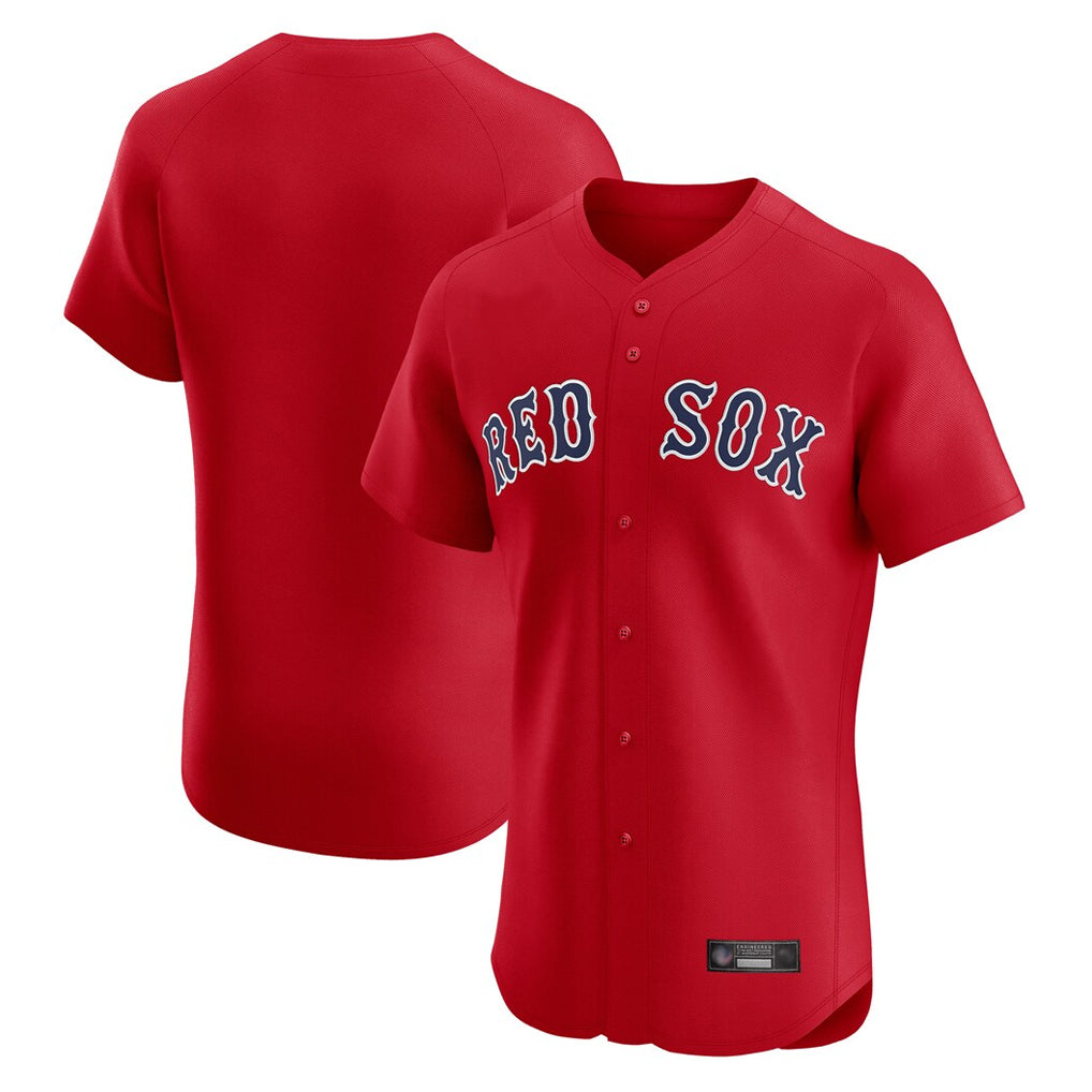 Boston Red Sox Red Sox Blank Player Red Limited Elite Home Game Stitched Baseball Jersey