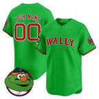 Boston Red Sox Wally Vapor Premier Limited Custom Jersey ¨C All Stitched-Green Baseball Jersey