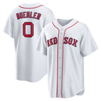 Boston Red Sox #0 Walker Buehler White Home Replica Baseball Jersey
