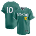 Boston Red Sox #10 Trevor Story Player Green City Connect Limited Home Game Stitched Baseball Jersey