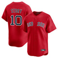 Boston Red Sox #10 Trevor Story Player Red Limited Home Game Stitched Baseball Jersey