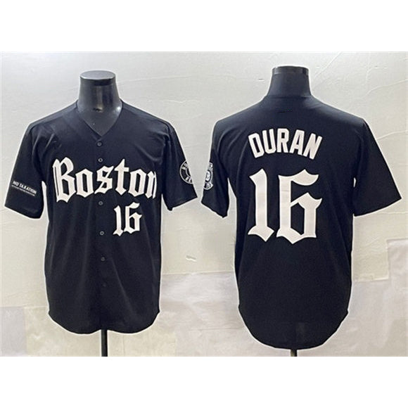 Boston Red Sox #16 Jarren Duran Black Gothic Vapor Limited Stitched Baseball Jersey