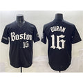 Boston Red Sox #16 Jarren Duran Black Gothic Vapor Limited Stitched Baseball Jersey