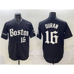 Boston Red Sox #16 Jarren Duran Black Gothic Vapor Limited Stitched Baseball Jersey