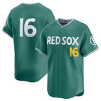 Boston Red Sox #16 Jarren Duran Green 2025 City Connect Limited Stitched Baseball Jersey