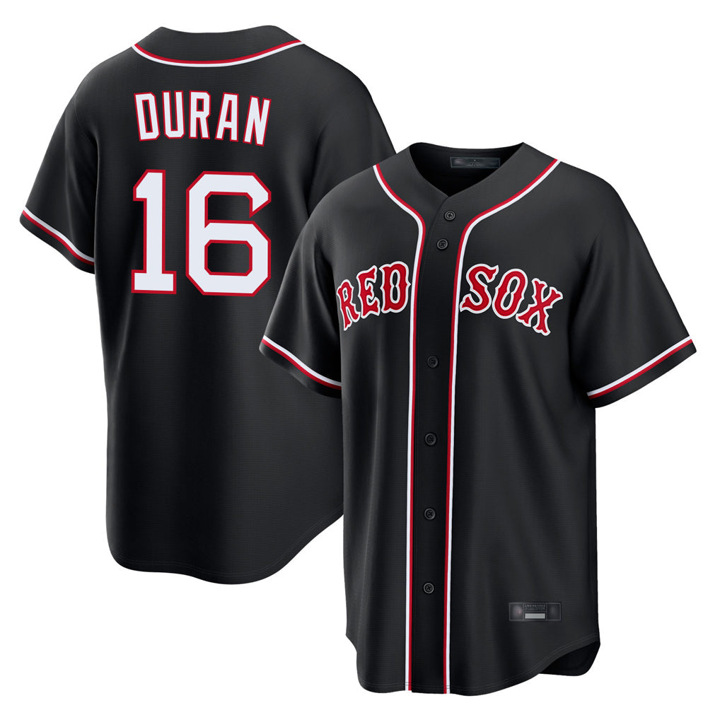 Boston Red Sox #16 Jarren Duran Player Black Out Home Game Stitched Baseball Jersey