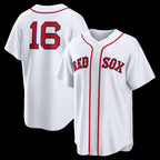 Boston Red Sox #16 Jarren Duran White Home Replica Baseball Jersey