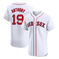 Boston Red Sox #19 Roman Anthony Player White Limited Elite Home Game Stitched Baseball Jersey