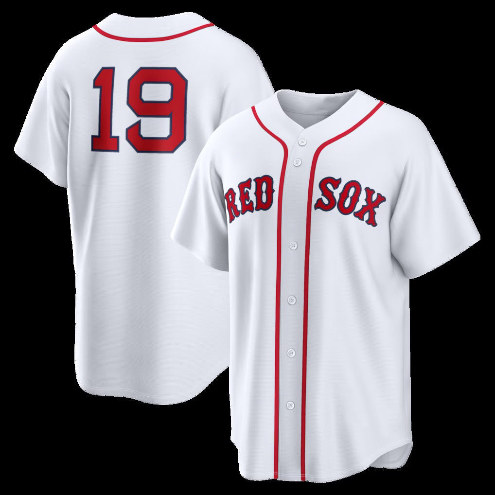 Boston Red Sox #19 Roman Anthony White Home Replica Baseball Jersey