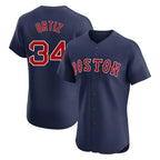 Boston Red Sox #34 David Ortiz Player Navy Limited Elite Home Game Stitched Baseball Jersey