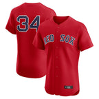 Boston Red Sox #34 David Ortiz Player Red Limited Elite Home Game Stitched Baseball Jersey