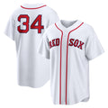 Boston Red Sox #34 David Ortiz White Home Replica Baseball Jersey