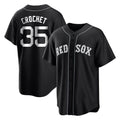 Boston Red Sox #35 Garrett Crochet Player Black Home Game Stitched Baseball Jersey