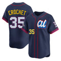 Boston Red Sox #35 Garrett Crochet Player Navy American League All-Star Edition Game Stitched Baseball Jersey