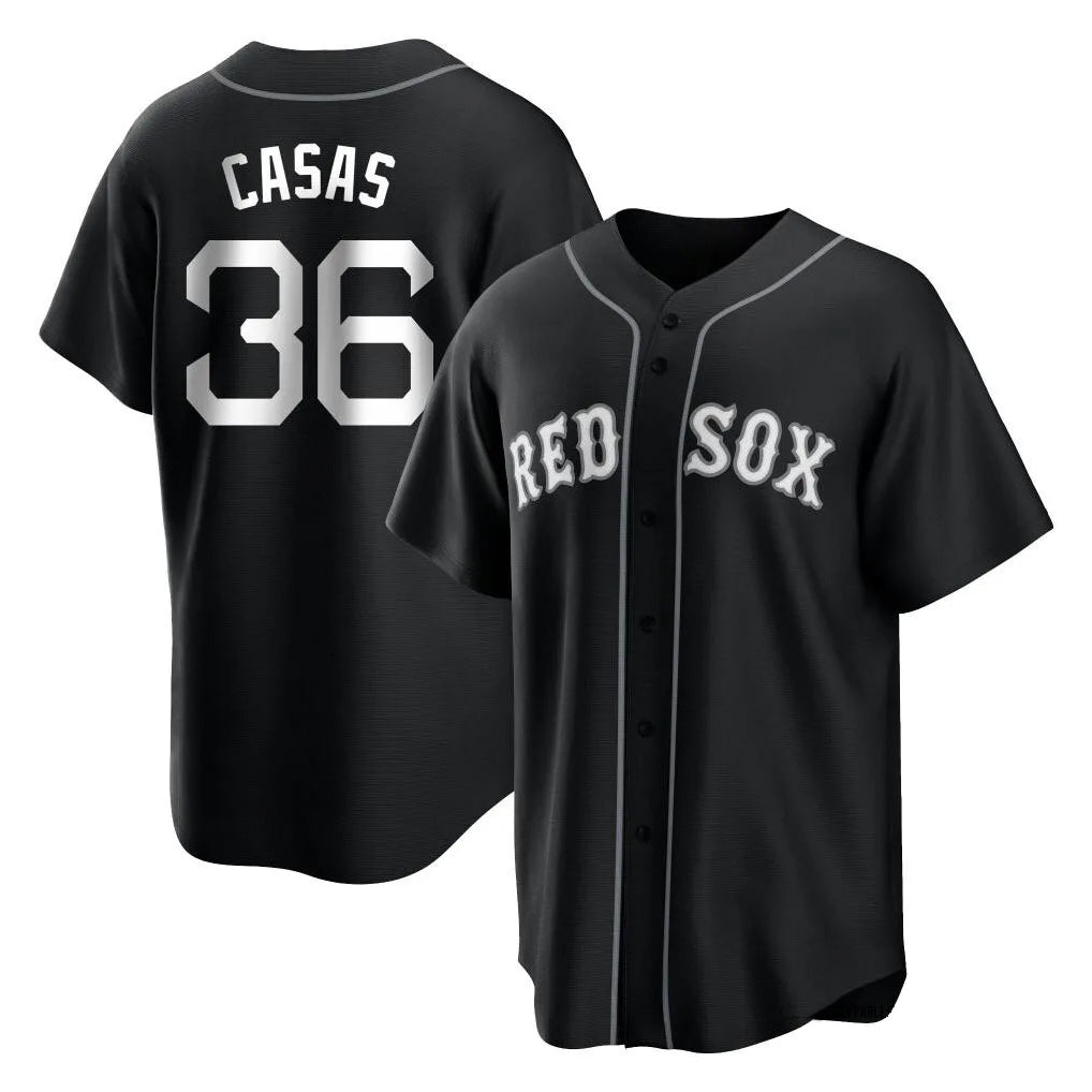 Boston Red Sox #36 Triston Casas Player Black Home Game Stitched Baseball Jersey