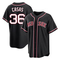 Boston Red Sox #36 Triston Casas Player Black Out Home Game Stitched Baseball Jersey