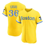 Boston Red Sox #36 Triston Casas Player Yellow Limited Elite Home Game Stitched Baseball Jersey