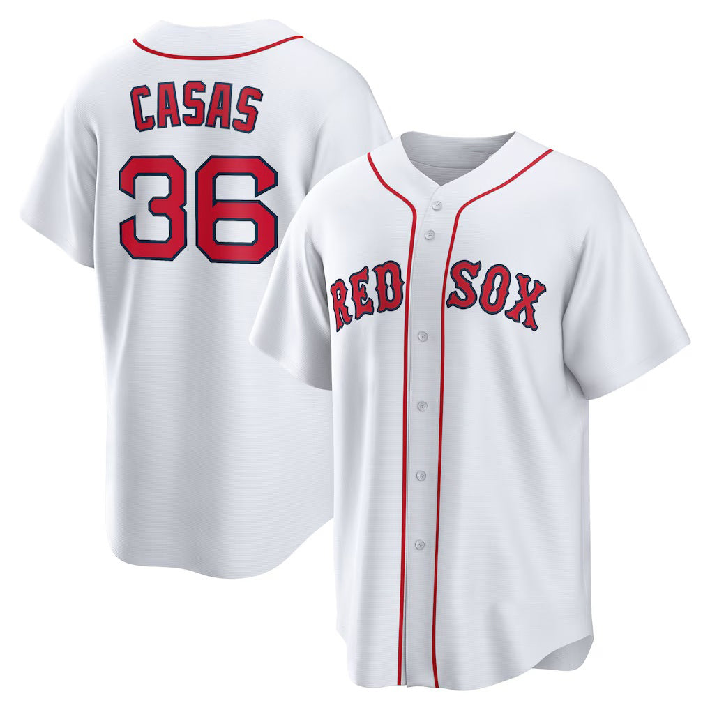 Boston Red Sox #36 Triston Casas White Home Replica Baseball Jersey