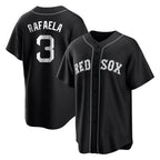 Boston Red Sox #3 Ceddanne Rafaela Player Black Home Game Stitched Baseball Jersey