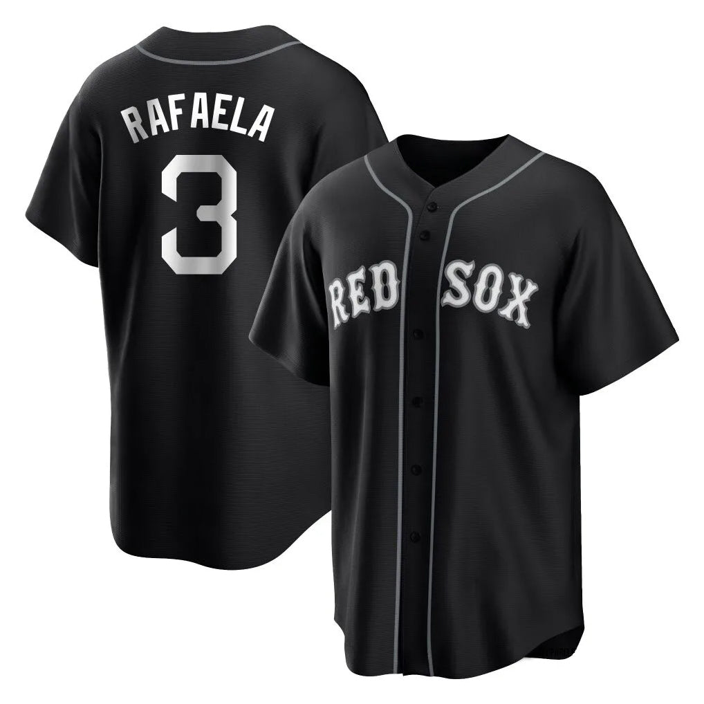 Boston Red Sox #3 Ceddanne Rafaela Player Black Home Game Stitched Baseball Jersey