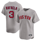 Boston Red Sox #3 Ceddanne Rafaela Player Gray Road Limited Home Game Stitched Baseball Jersey