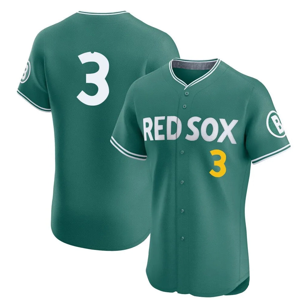 Boston Red Sox #3 Ceddanne Rafaela Player Green City Connect Limited Elite Home Game Stitched Baseball Jersey