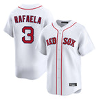 Boston Red Sox #3 Ceddanne Rafaela Player White Limited Home Game Stitched Baseball Jersey