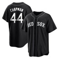 Boston Red Sox #44 Aroldis Chapman Player Black Home Game Stitched Baseball Jersey