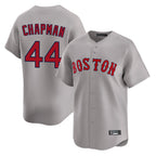 Boston Red Sox #44 Aroldis Chapman Player Gray Road Limited Home Game Stitched Baseball Jersey