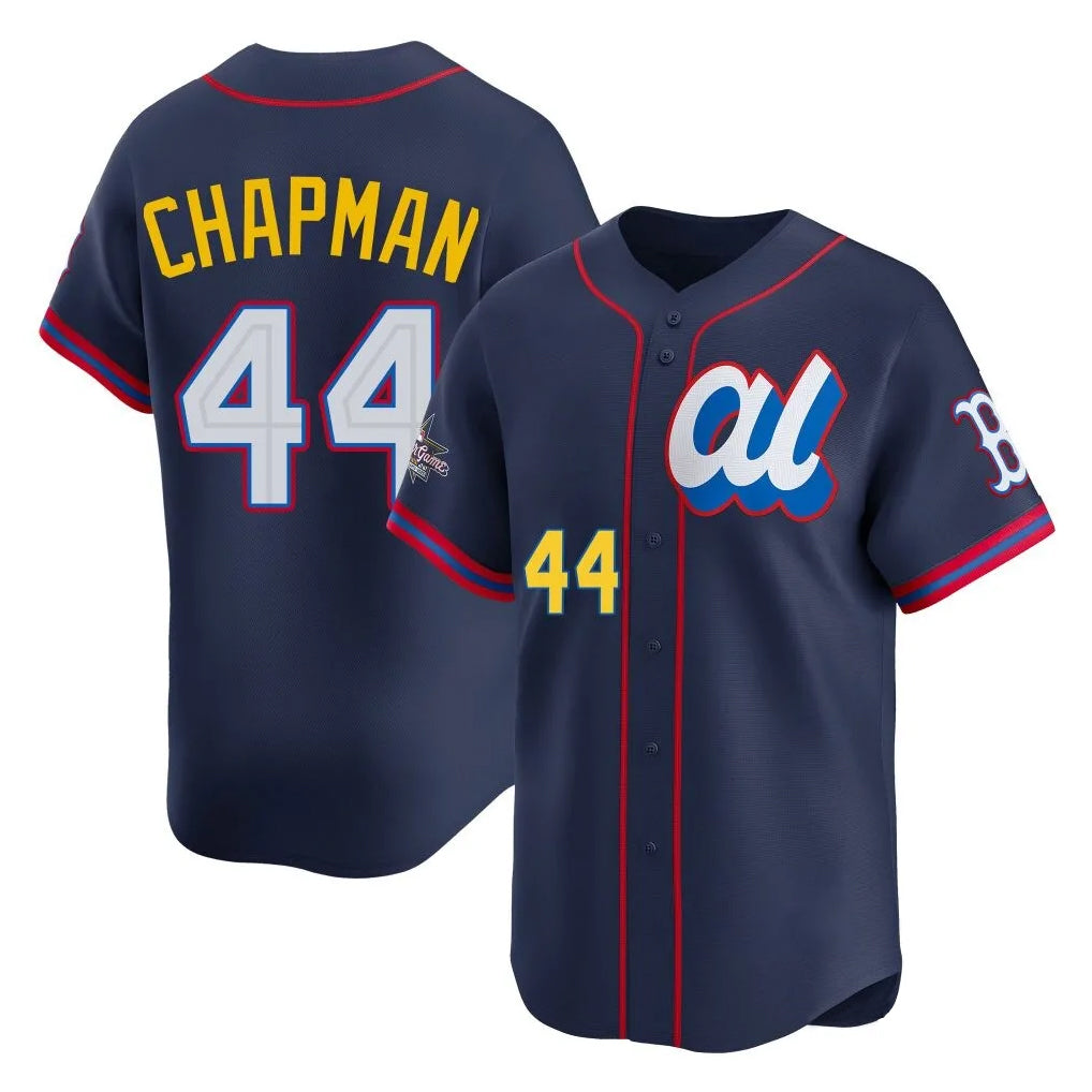 Boston Red Sox #44 Aroldis Chapman Player Navy American League All-Star Edition Game Stitched Baseball Jersey