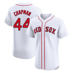 Boston Red Sox #44 Aroldis Chapman Player White Limited Elite Home Game Stitched Baseball Jersey