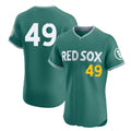 Boston Red Sox #49 Tim Wakefield Player Green City Connect Limited Elite Home Game Stitched Baseball Jersey