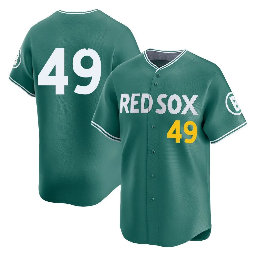 Boston Red Sox #49 Tim Wakefield Player Green City Connect Limited Home Game Stitched Baseball Jersey