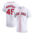 Boston Red Sox #49 Tim Wakefield Player White Limited Elite Home Game Stitched Baseball Jersey