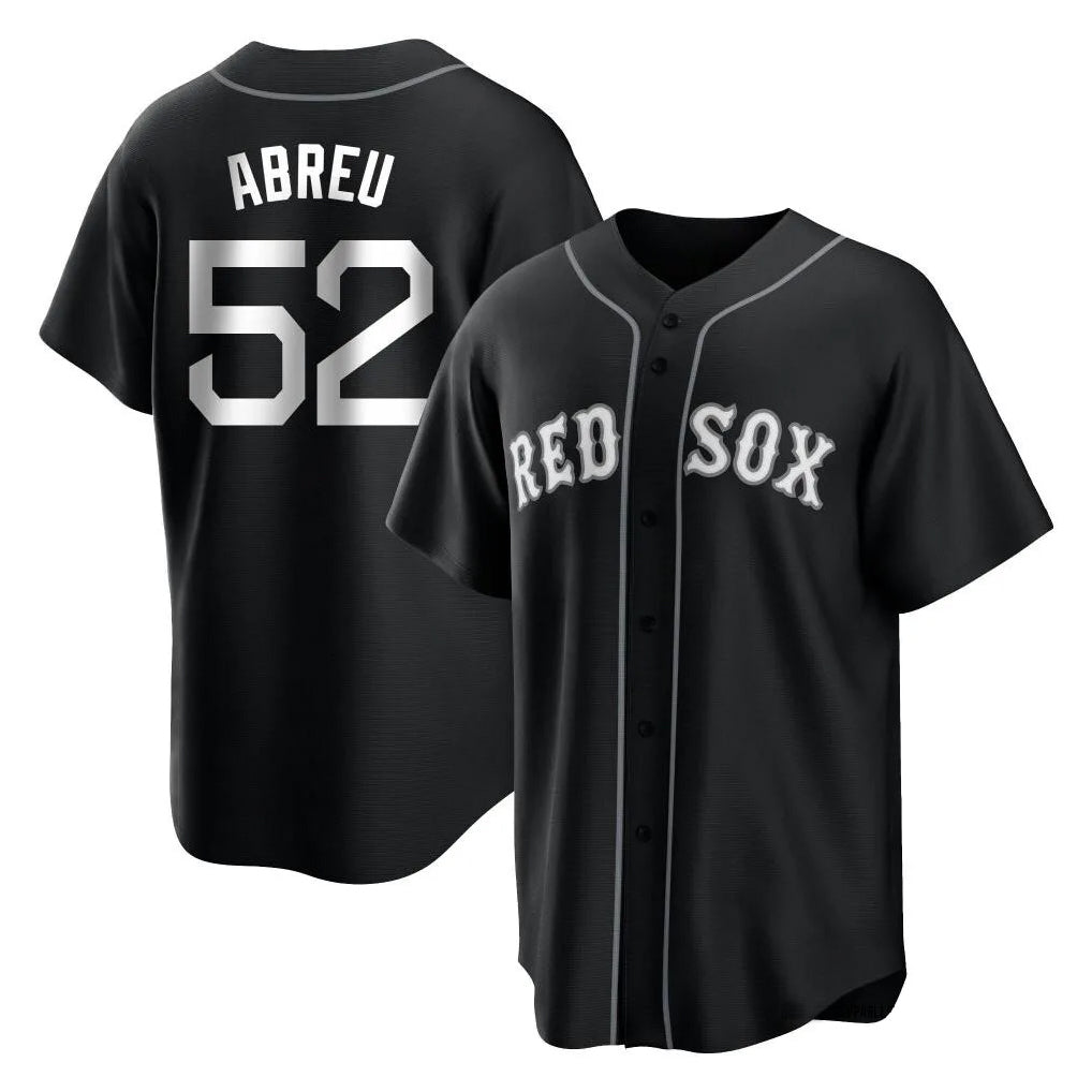 Boston Red Sox #52 Wilyer Abreu Player Black Home Game Stitched Baseball Jersey