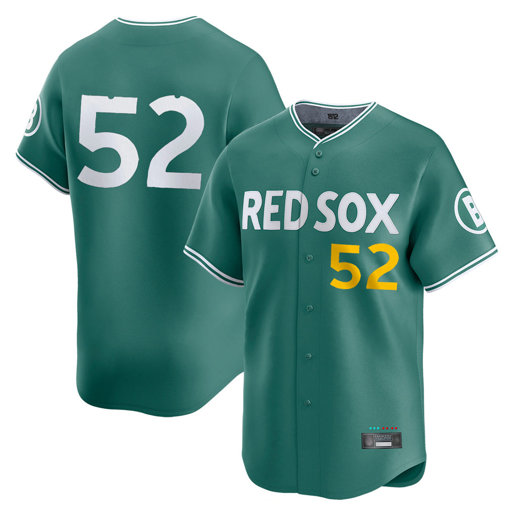 Boston Red Sox #52 Wilyer Abreu Player Green City Connect Limited Home Game Stitched Baseball Jersey