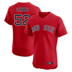 Boston Red Sox #52 Wilyer Abreu Player Red Limited Elite Home Game Stitched Baseball Jersey