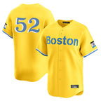 Boston Red Sox #52 Wilyer Abreu Player Yellow Limited Home Game Stitched Baseball Jersey