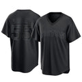 Boston Red Sox #55 Ranger Su¨¢rez Player Black T-shirt Home Game Stitched Baseball Jersey