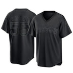 Boston Red Sox #55 Ranger Su¨¢rez Player Black T-shirt Home Game Stitched Baseball Jersey