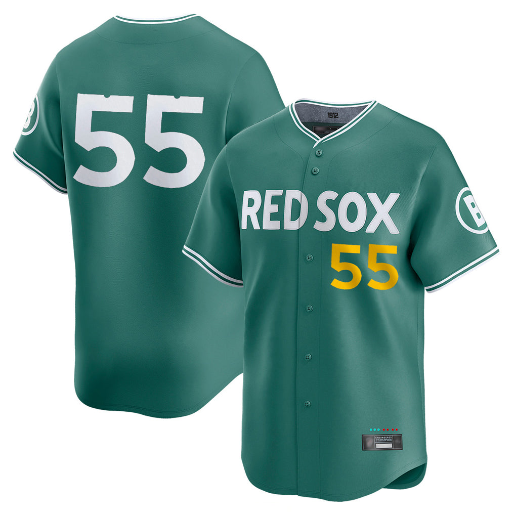 Boston Red Sox #55 Ranger Su¨¢rez Player Green City Connect Limited Home Game Stitched Baseball Jersey